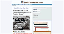 Desktop Screenshot of booktestonline.com