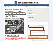 Tablet Screenshot of booktestonline.com